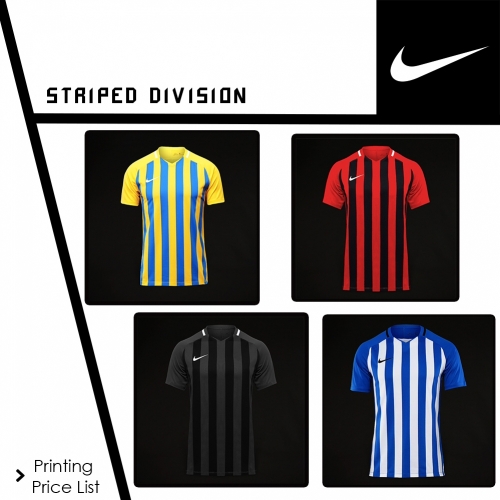 NIKE Striped Division [With Different Colours] NIKE Football Jersey NIKE  Football Kits - Free Point｜Custom T-shirt．Custom Polo-shirt・Custom Hoodies・ Custom Sweater・Custom Windbreaker Zip-up・Custom Teamwear Jersey．Custom